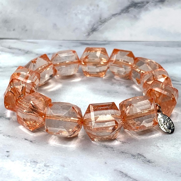 Tarina Tarantino Apricot Classic Lucite Bracelet